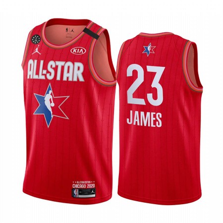 Los Angeles Lakers LeBron James 23 2020 All-Star Jordan Brand Punainen Pelipaidat Swingman - Miesten